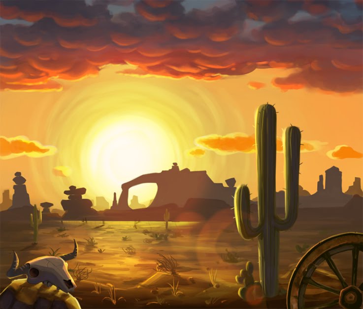 Old Western Background Wallpaper