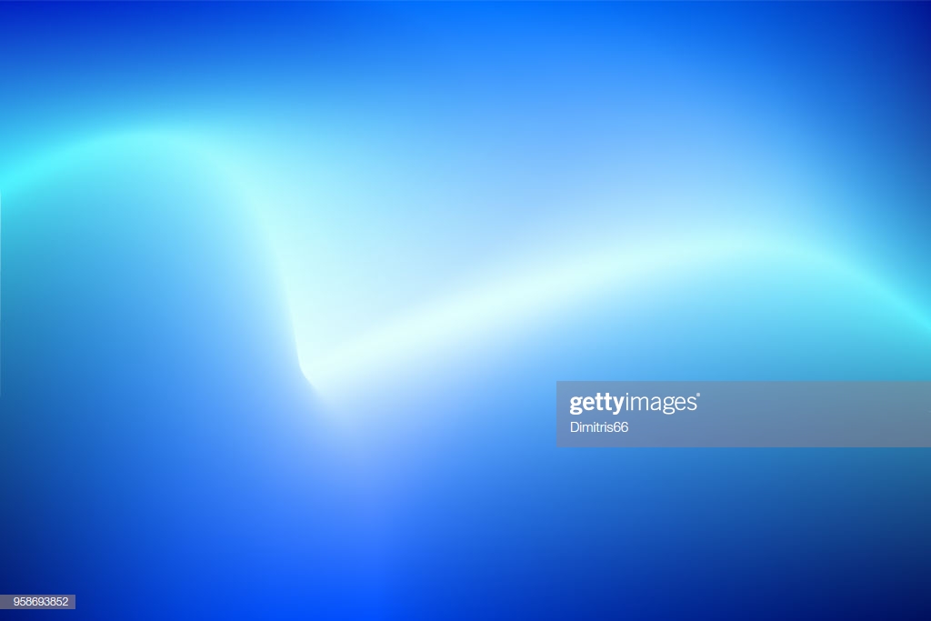 Abstract Vector Background Flowing Light Beam On Blue