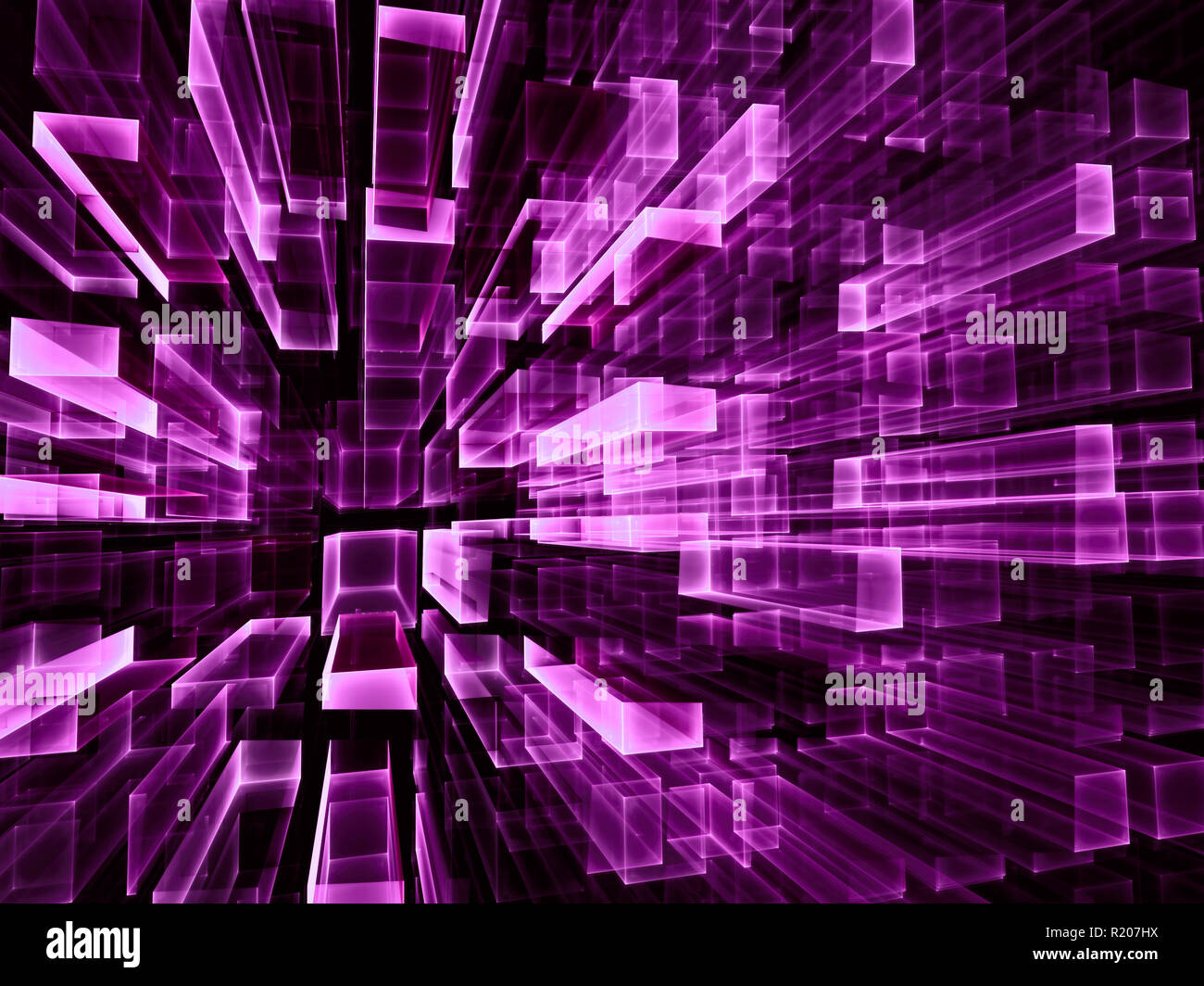 Purple Technology Background Abstract Puter Generated 3d
