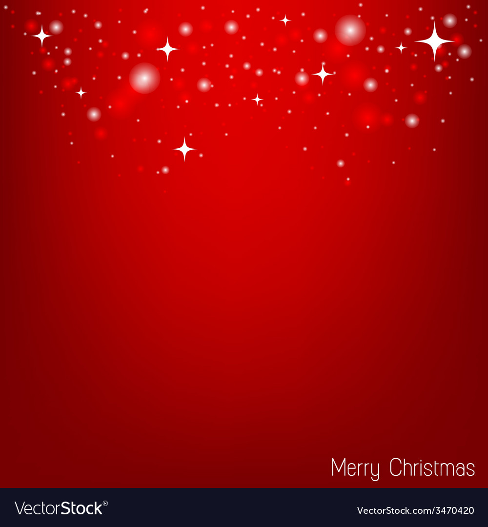 Red Christmas Wallpaper For Card Vector Image