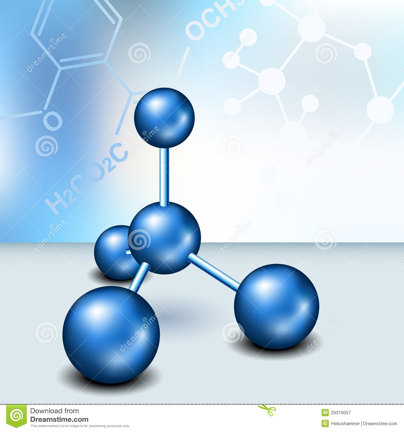 Organic Chemistry Background With