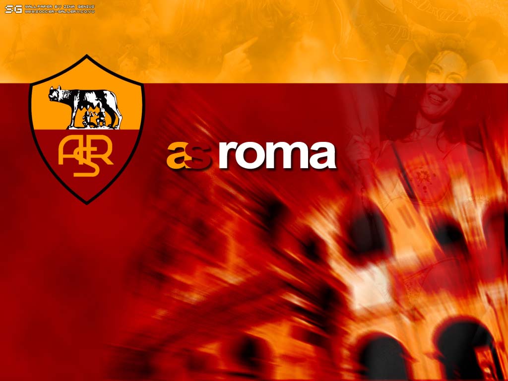 As Roma Wallpaper Logo HD Background
