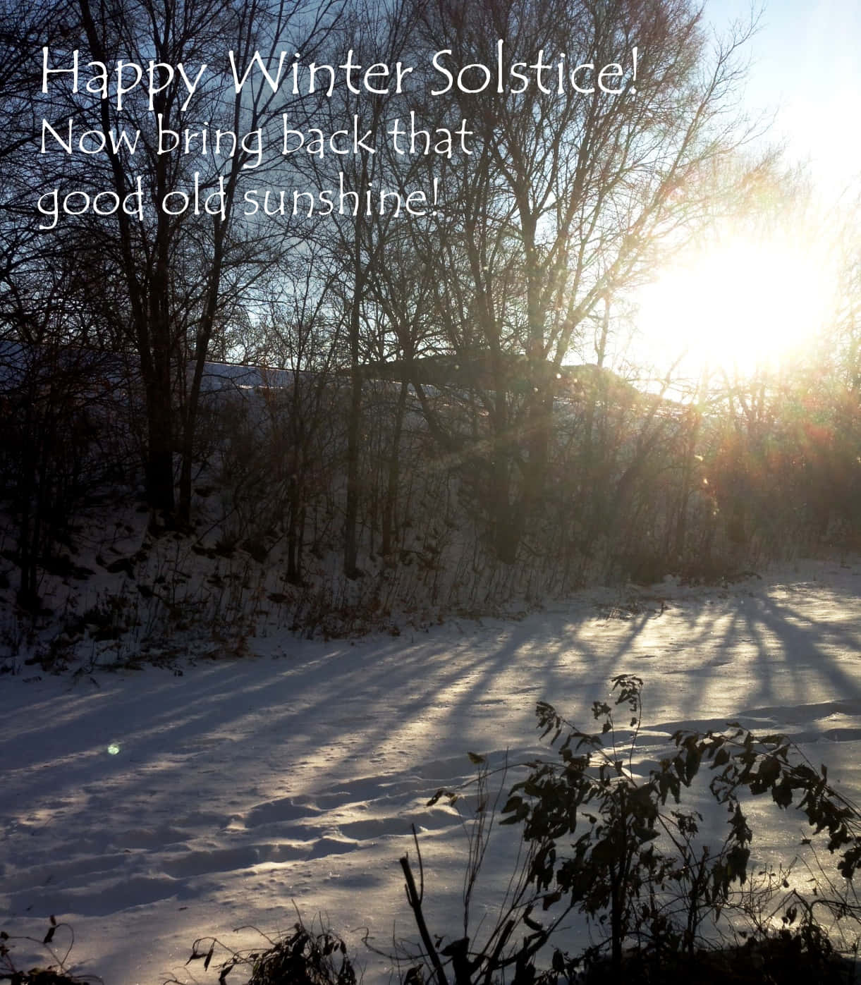 Embracing The Winter Solstice Magic Wallpaper