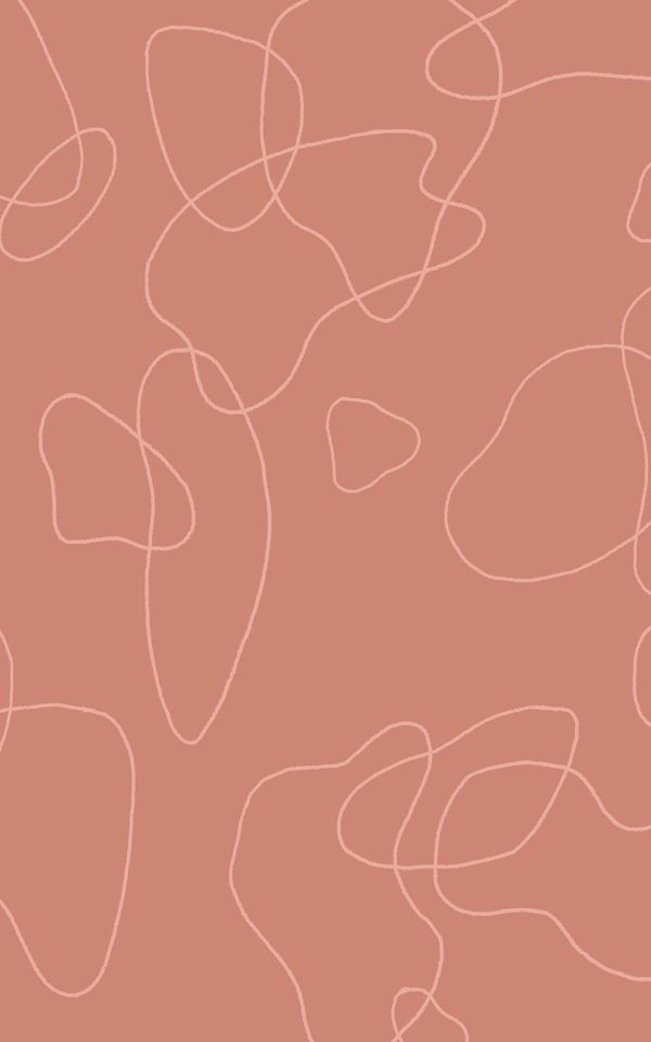Terracotta Doodle Background Wallpaper Muralswallpaper In