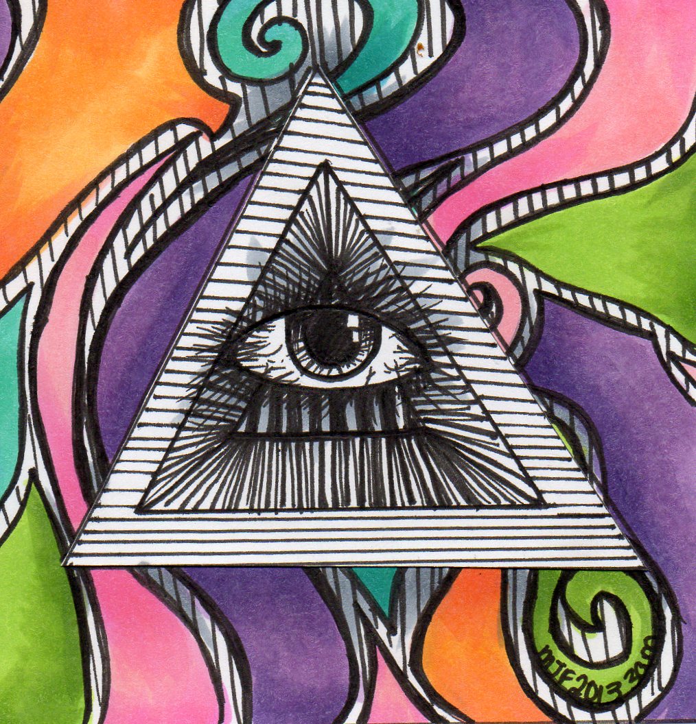 Trippy Illuminati Background Hippy By