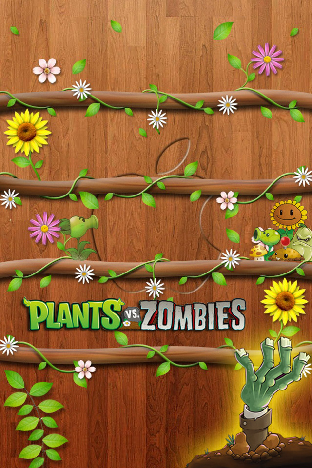 Plants Vs Zombies iPhone Wallpaper On