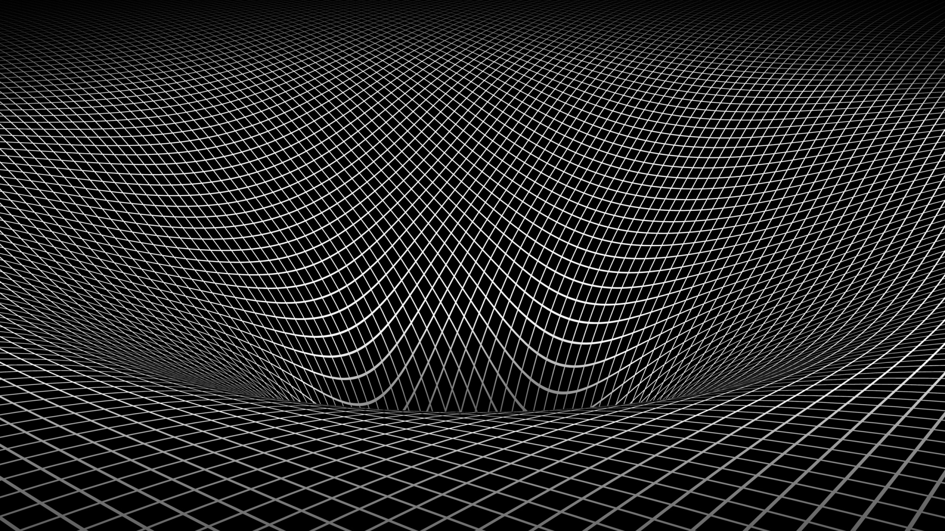 Wallpaper Grid Black White Shape Surface Uneven