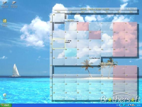 Url Brothersoft Desktop Wallpaper Calendar Html
