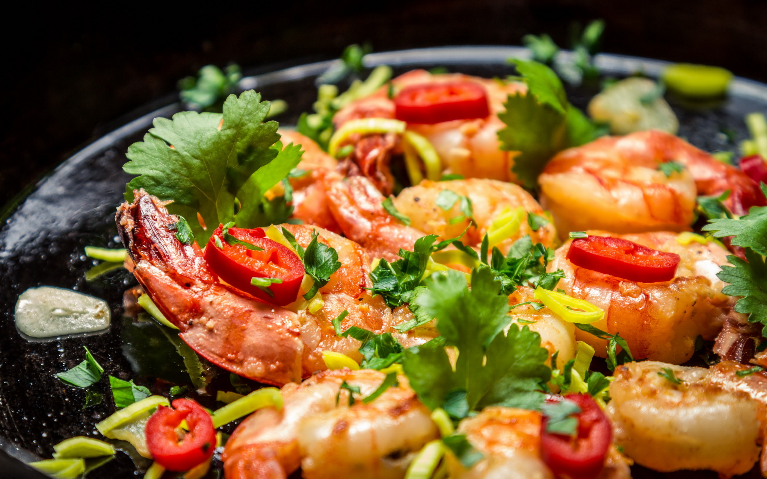Delicious Shrimp Delight Wallpaper