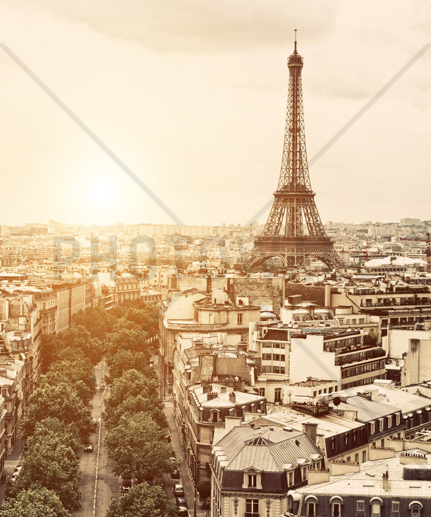 Paris Eiffel Tower Wall Mural Photo Wallpaper Photowall