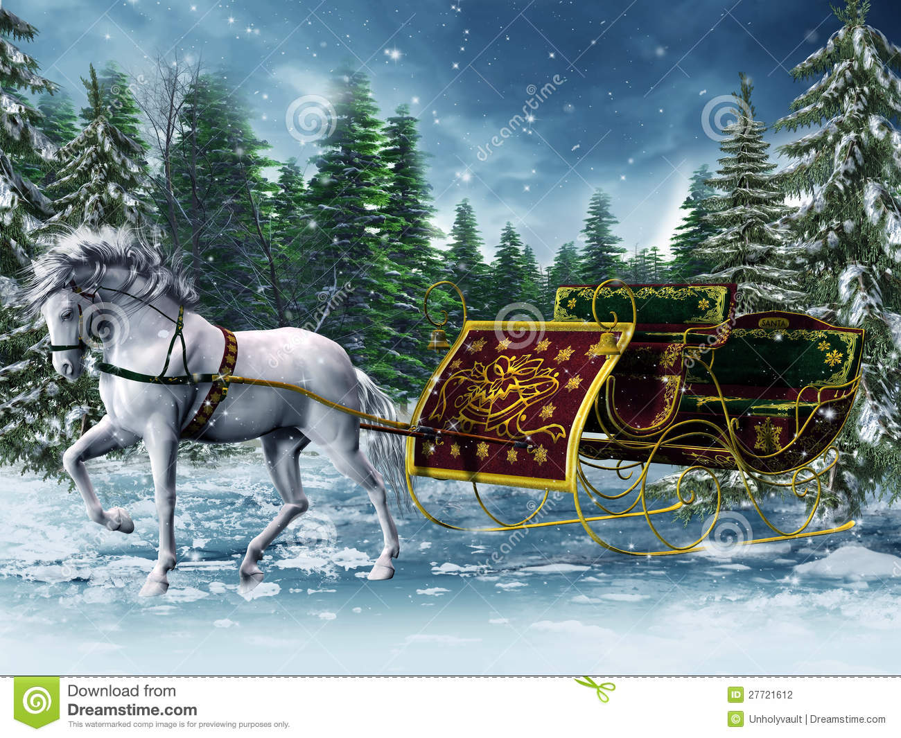 Christmas Sleigh Pictures All Wallpaper New