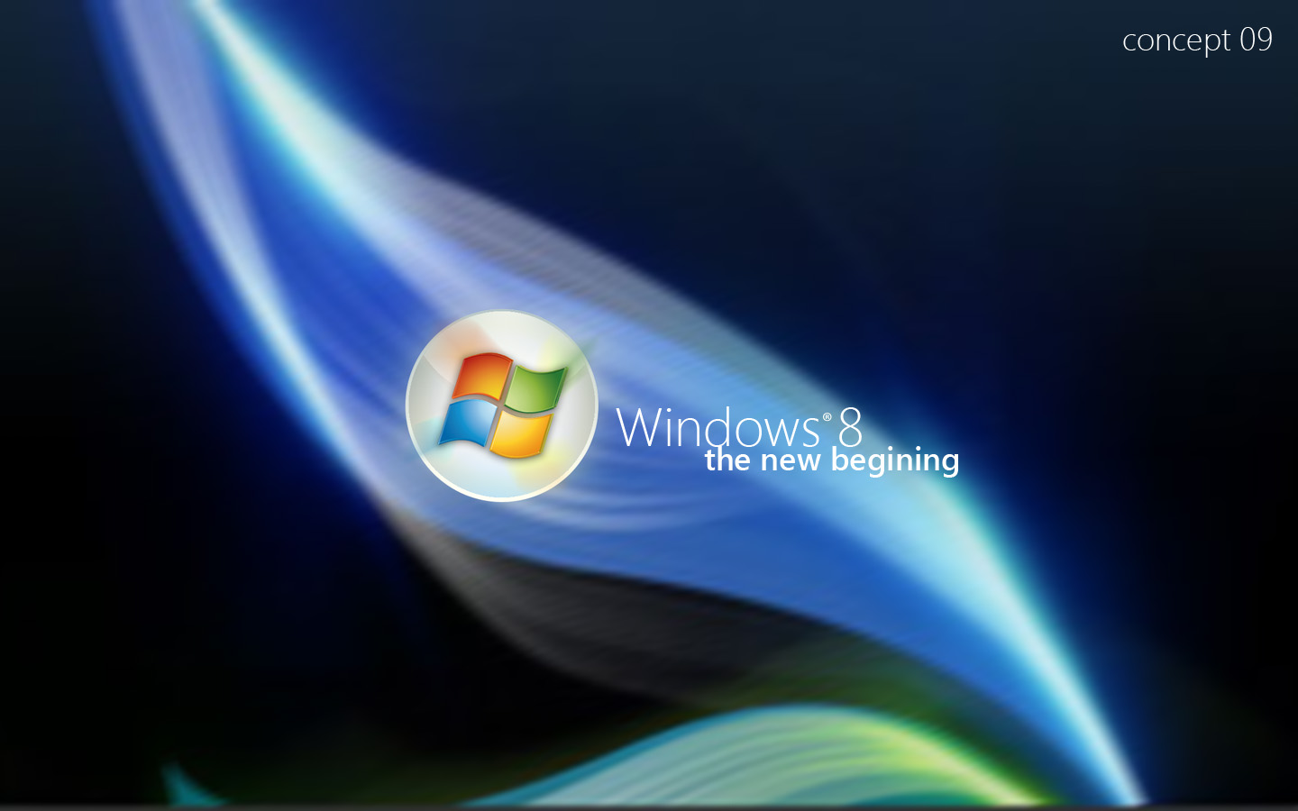 windows 8 the new beginning multi color wallpaper for free
