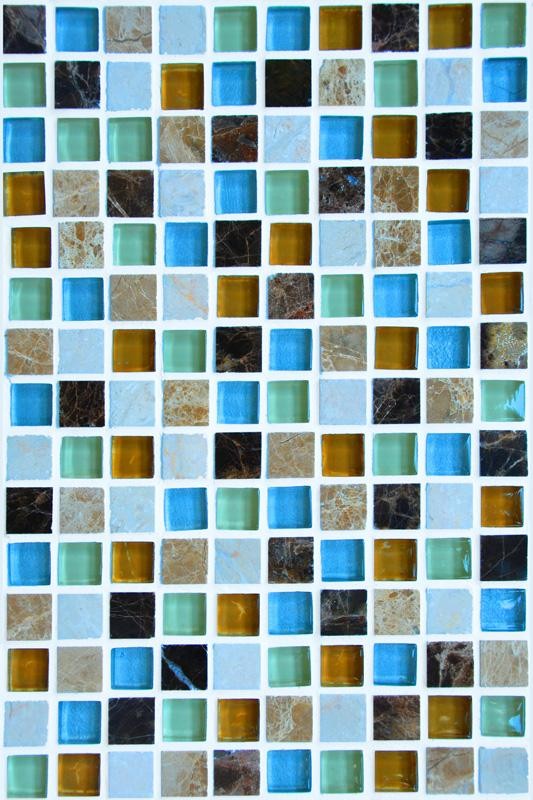 Marbled Glass Tile Wallpaper