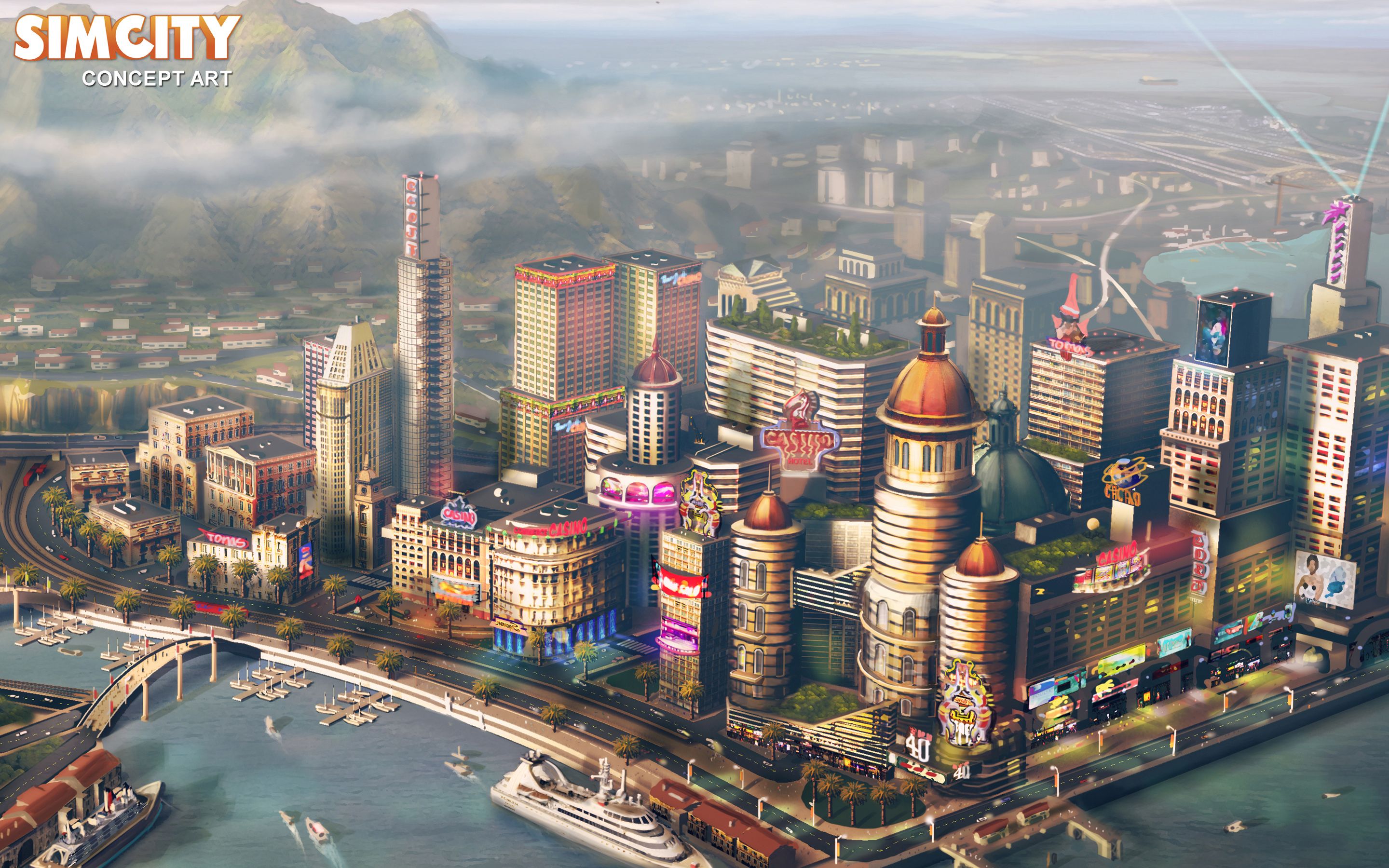 Simcity Game Concept Art Stock Photos Res Enim Summus