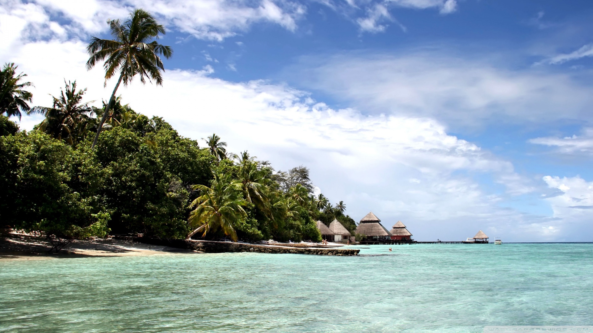 Tropical Island Panorama Wallpaper Pictures Photos Image