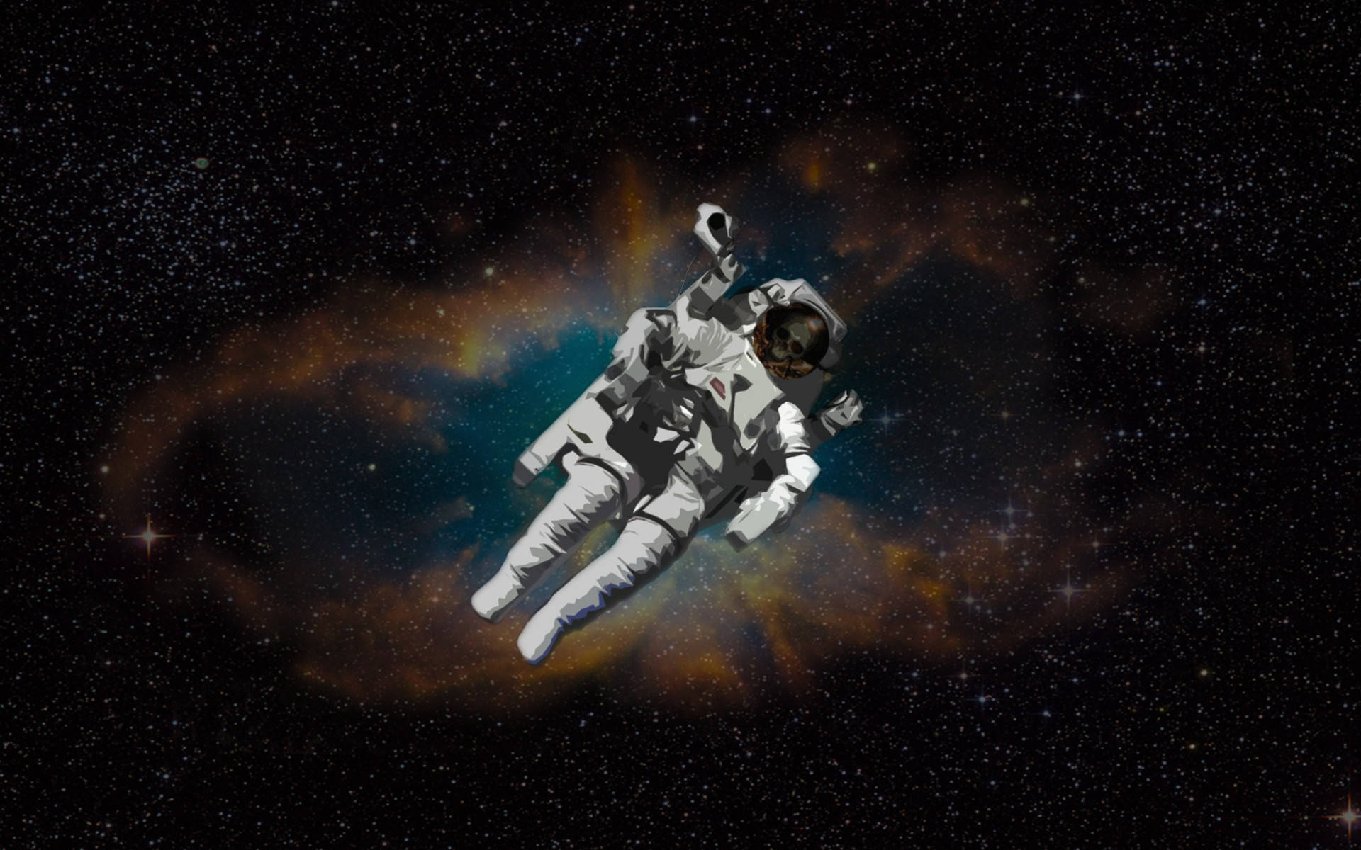 Astronaut In Space Wallpaper