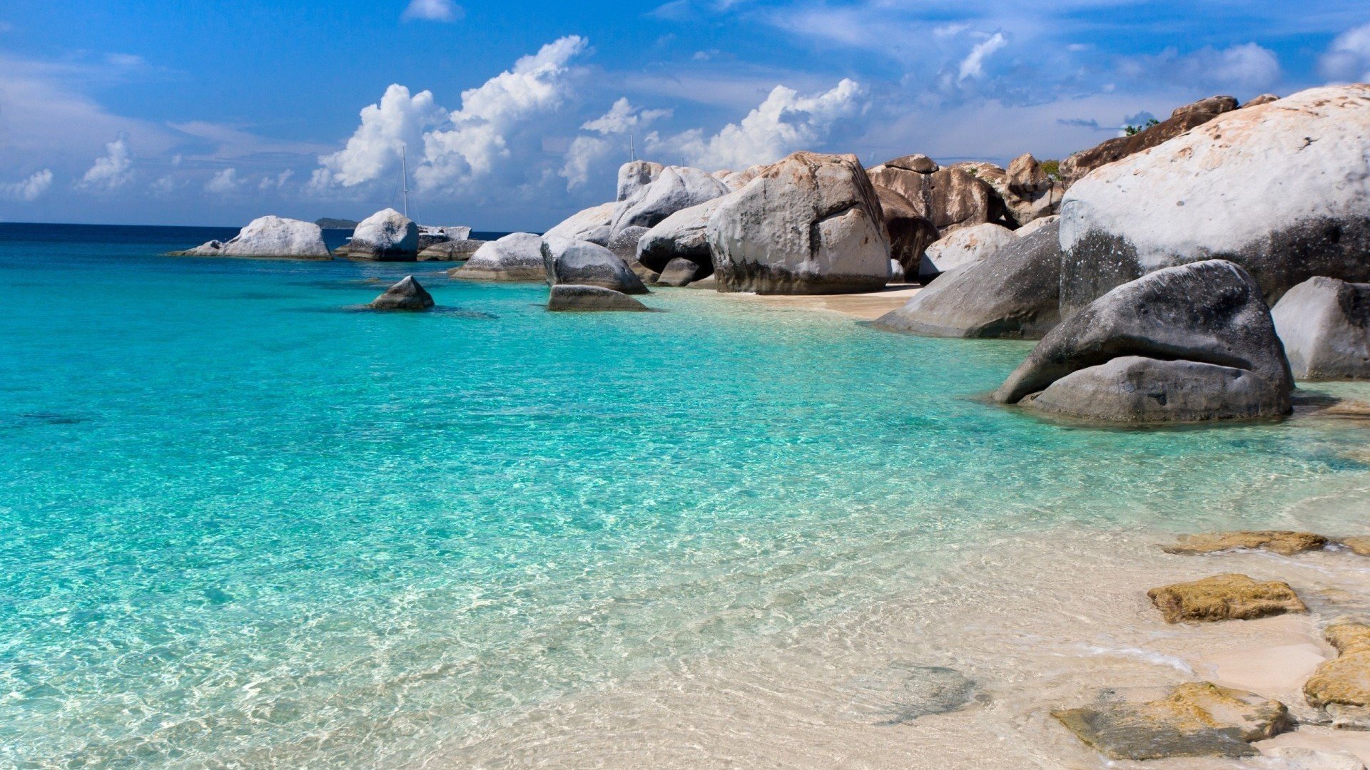 Rocks Fuerteventura Canary Islands Sea Beaches Wallpaper HD