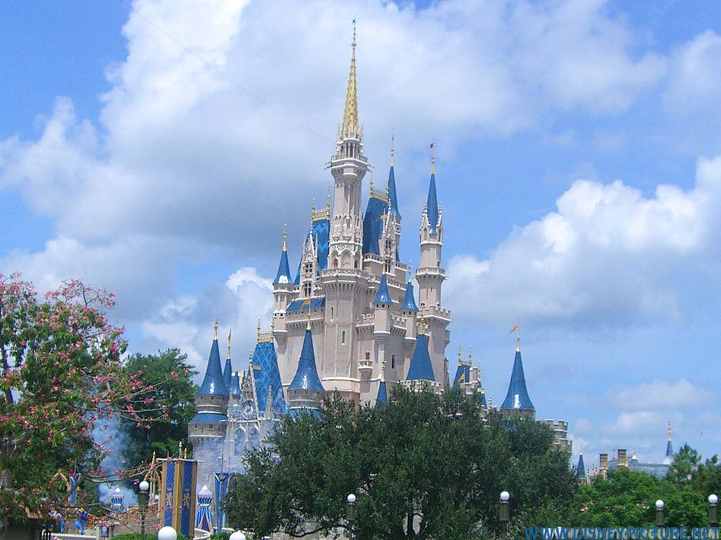 Disney Cinderella Castle Photo Wallpaper