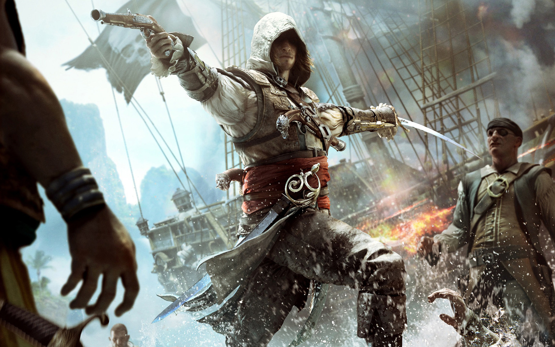 Ac4 Black Flag Wallpaper Image