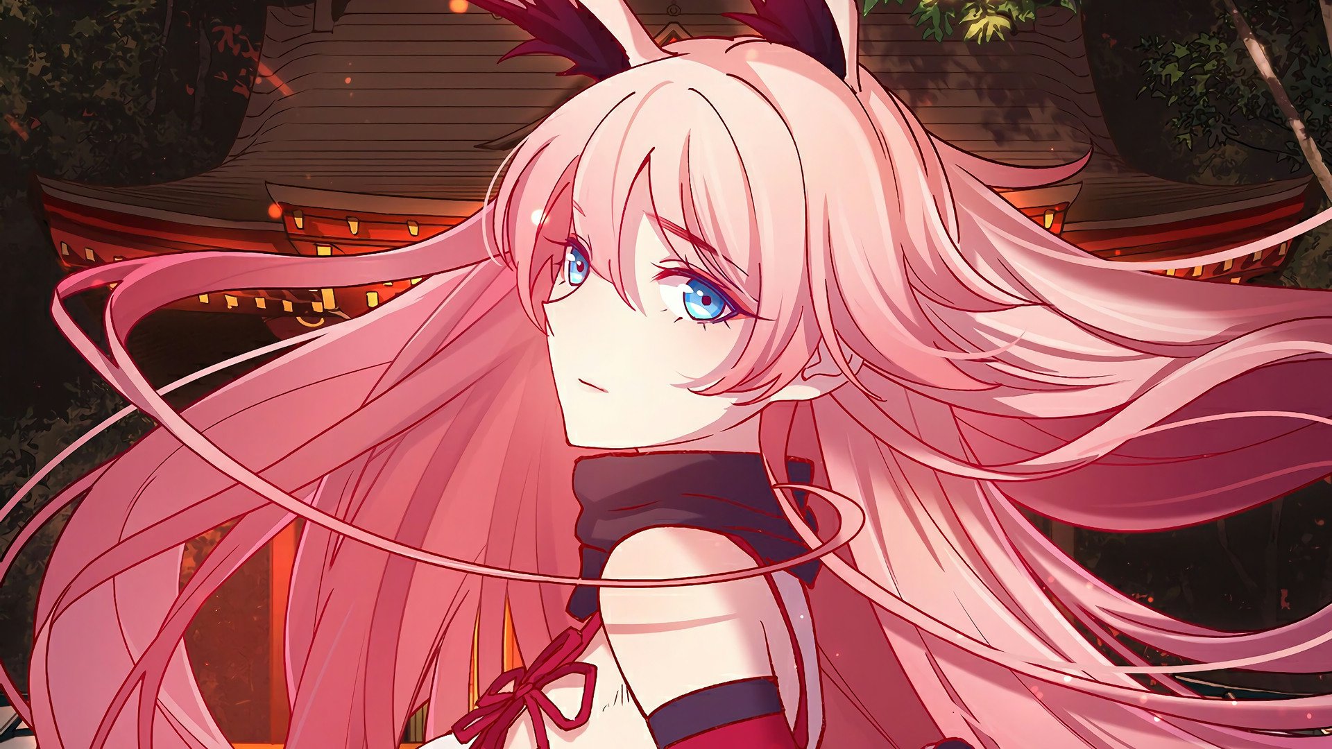 Anime Girl Pink Hair Yae Sakura Honkai Impact 3rd 4k Wallpaper