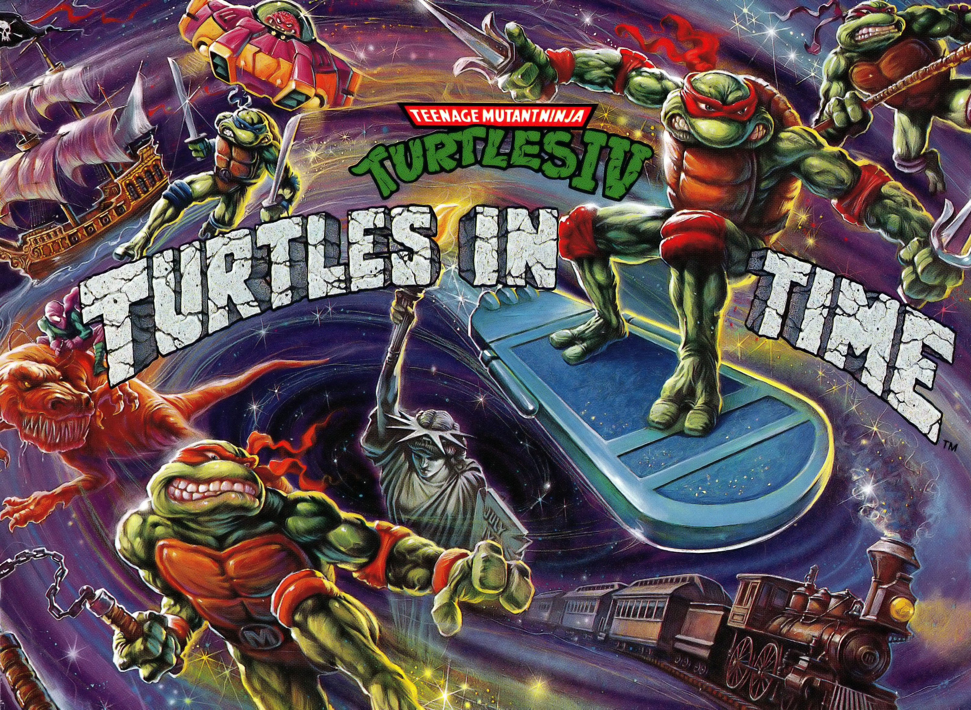 Video Game Teenage Mutant Ninja Turtles Iv In Time Wallpaper