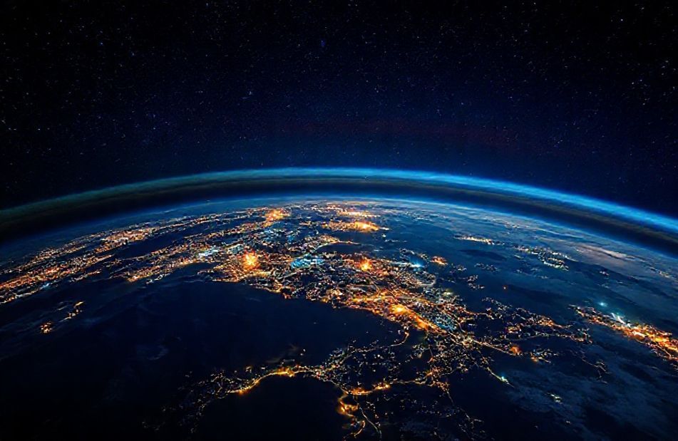 Earth At Night Wallpaper HD