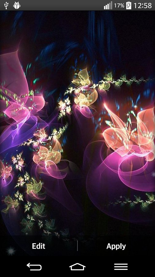 Glowing Flowers Live Wallpaper Android Apps And Tests Androidpit