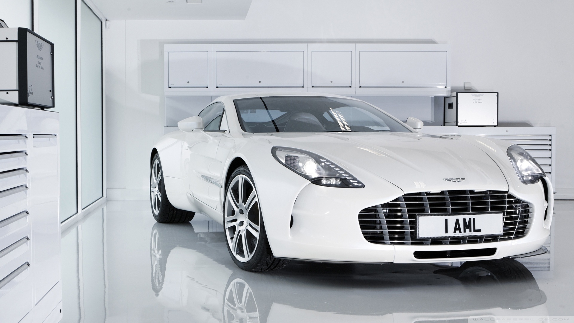 White Aston Martin One 4k HD Desktop Wallpaper For Ultra