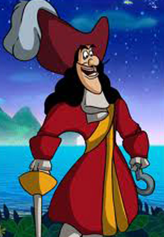 Captain Hook Disney Cartoon Characters Desktop Wallpaper