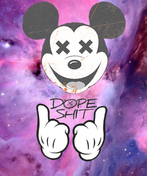 Mickey Mouse Hands Middle Finger
