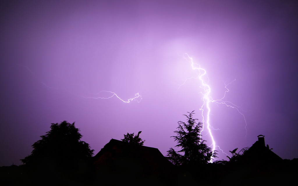 Purple Lightning Wallpaper Pictures In High Definition Or
