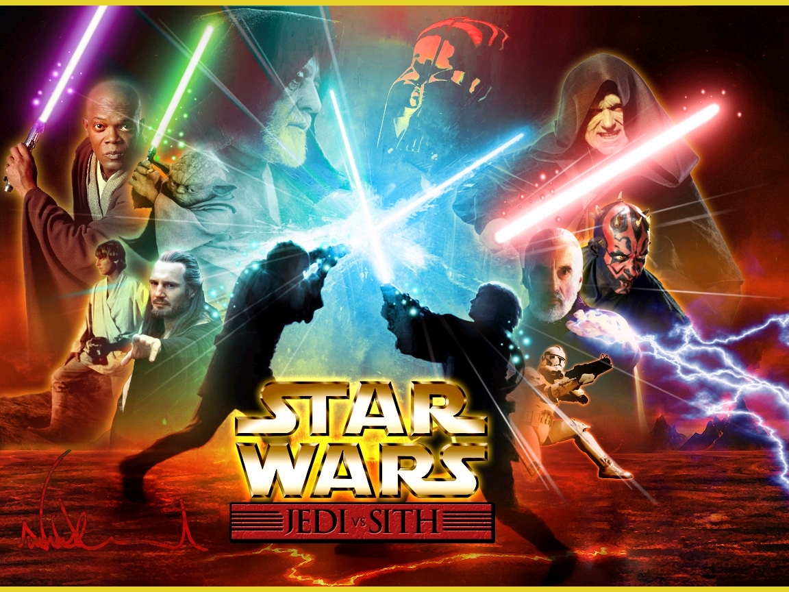 Jedi vs Sith Star Wars Wallpaper