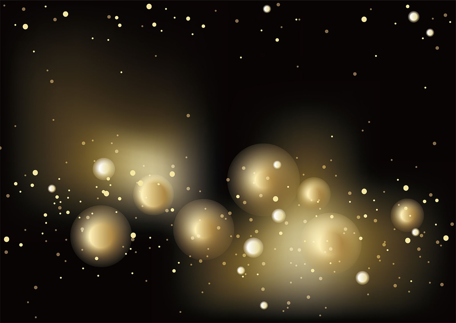 Holidays Gold Abstract Bokeh Background