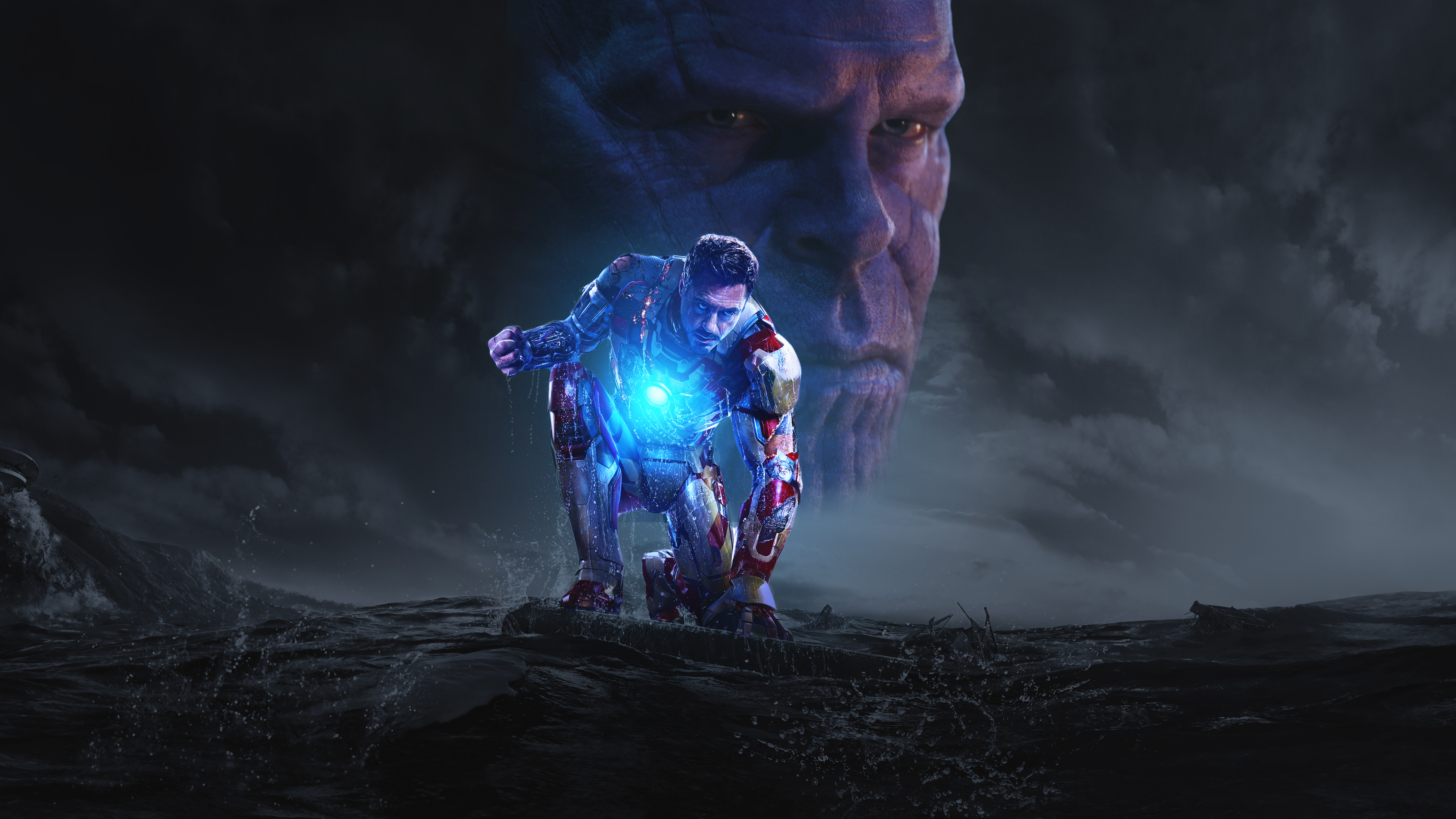Iron Man And Thanos In Avengers Infinity War Wallpaper HD Superheroes
