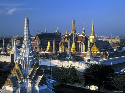Wat Phra Kaeo Grand Palace Bangkok Thailand Fotografie