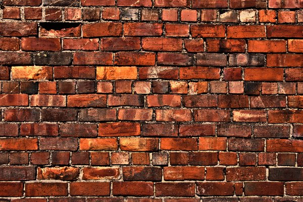 Brick Wall An Ancient Shot Using HDr