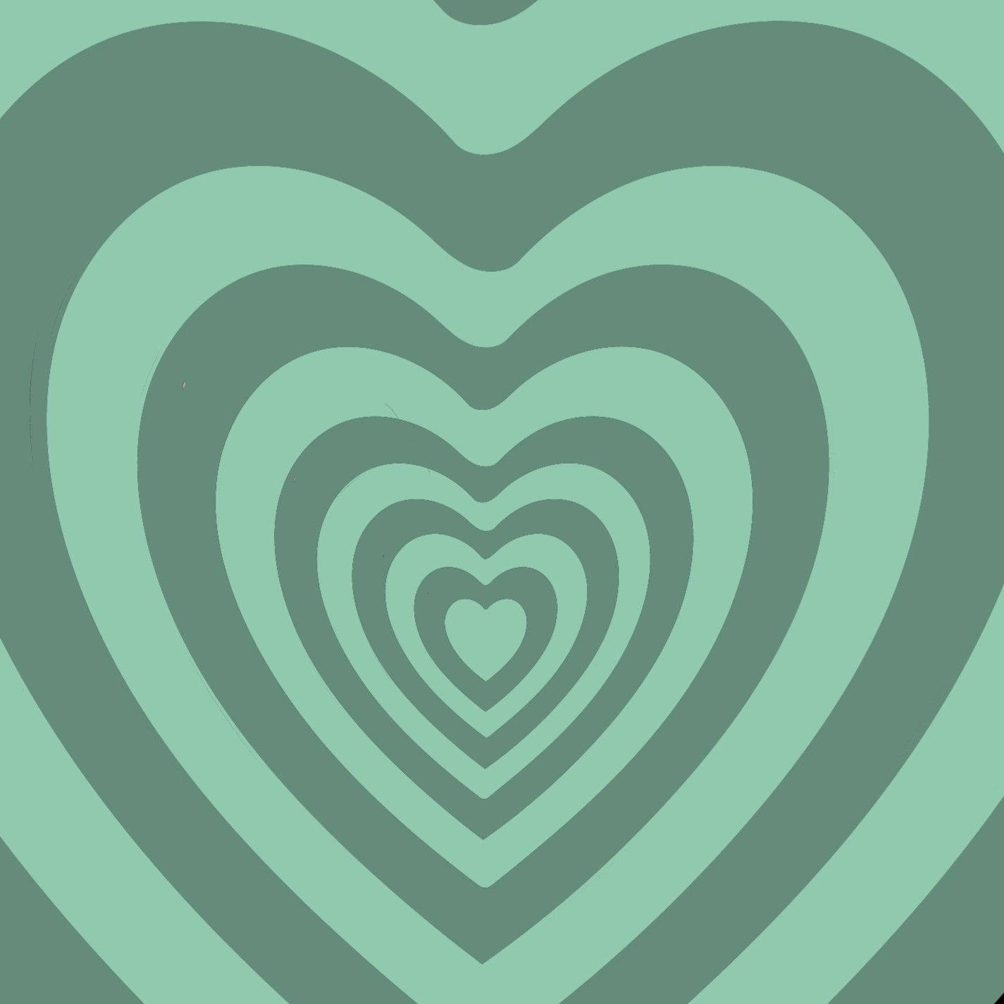 Green Heart Wallpaper