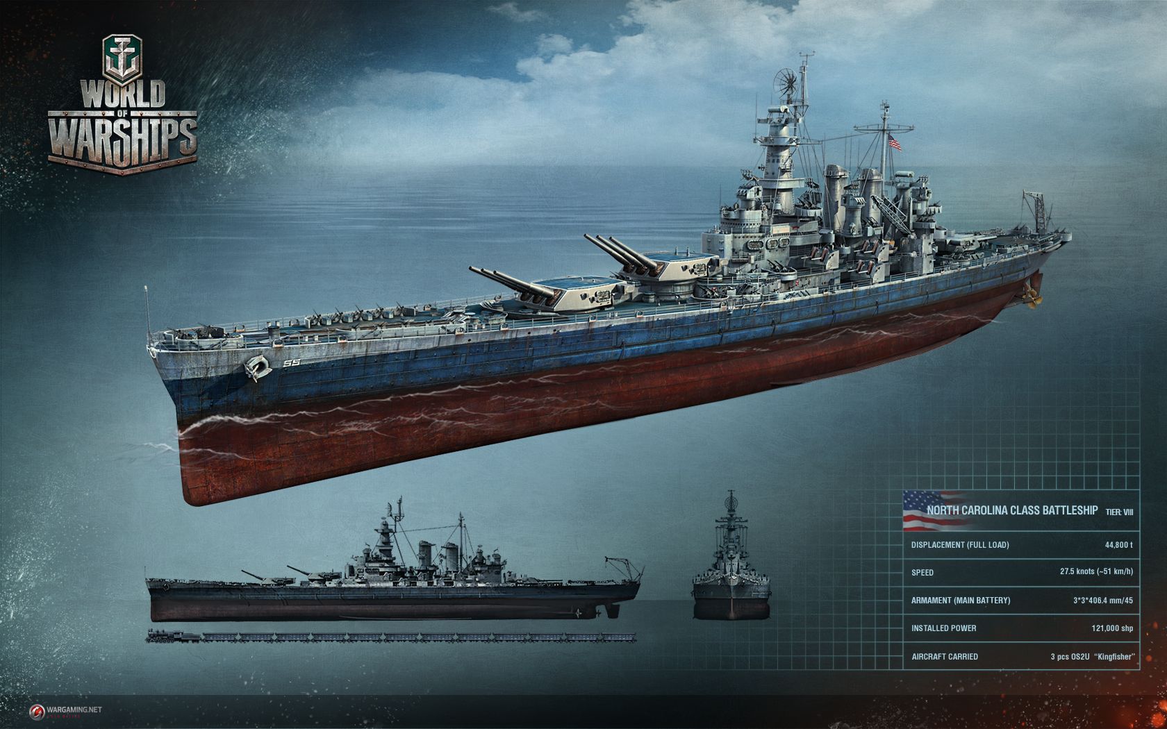 Uss North Carolina Announcements World Of Warships Official Forum
