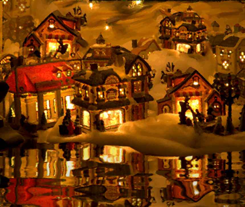 Christmas Village Background Image Wallpaper Or Texture For Any