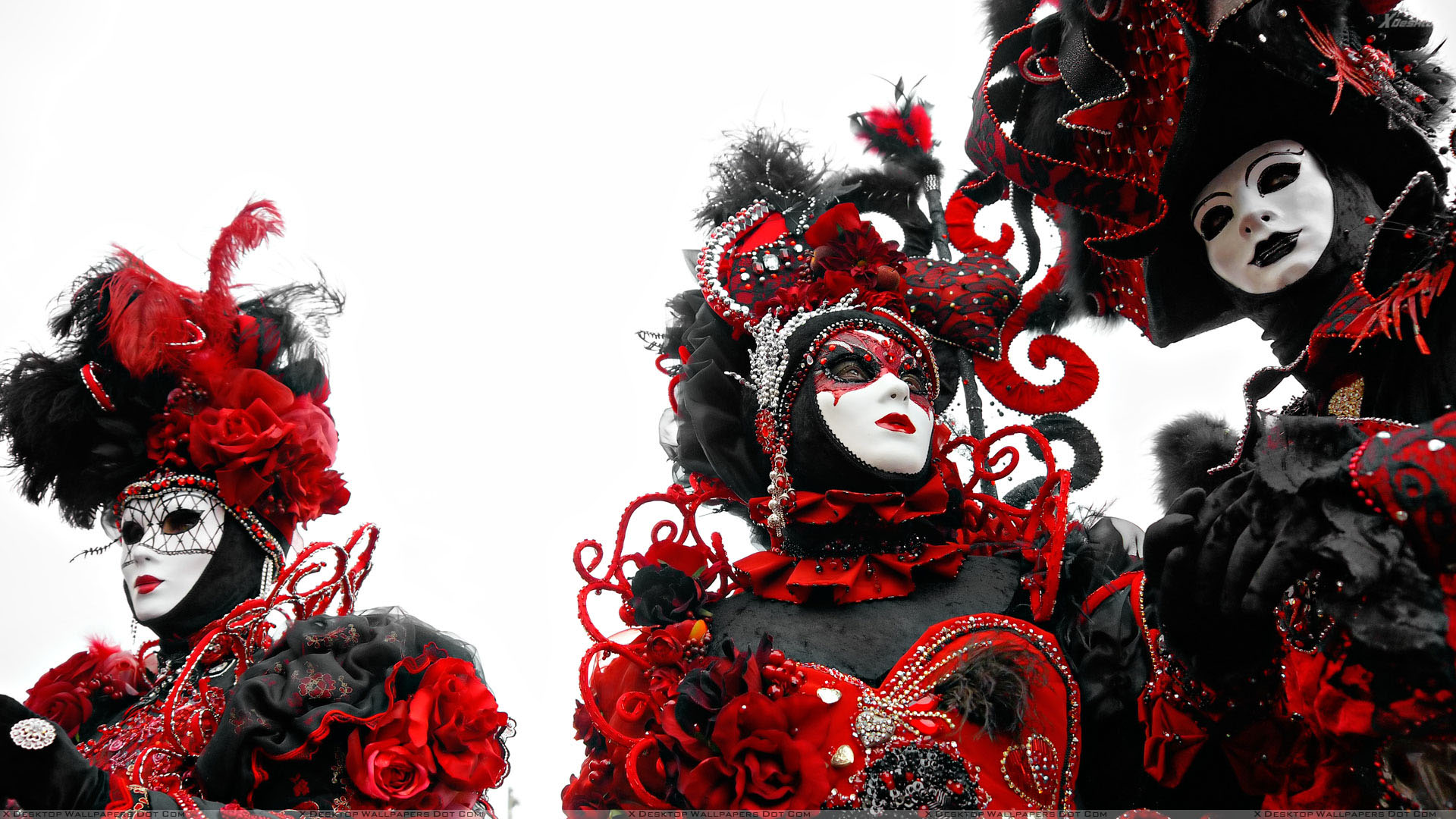 Red White And Black Wallpaper Desktop Image