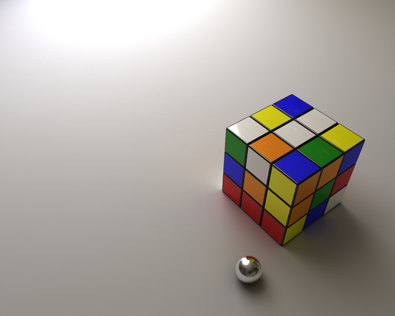 Rubiks Cube Wallpaper 1280x1024 Rubiks Cube 1280x1024
