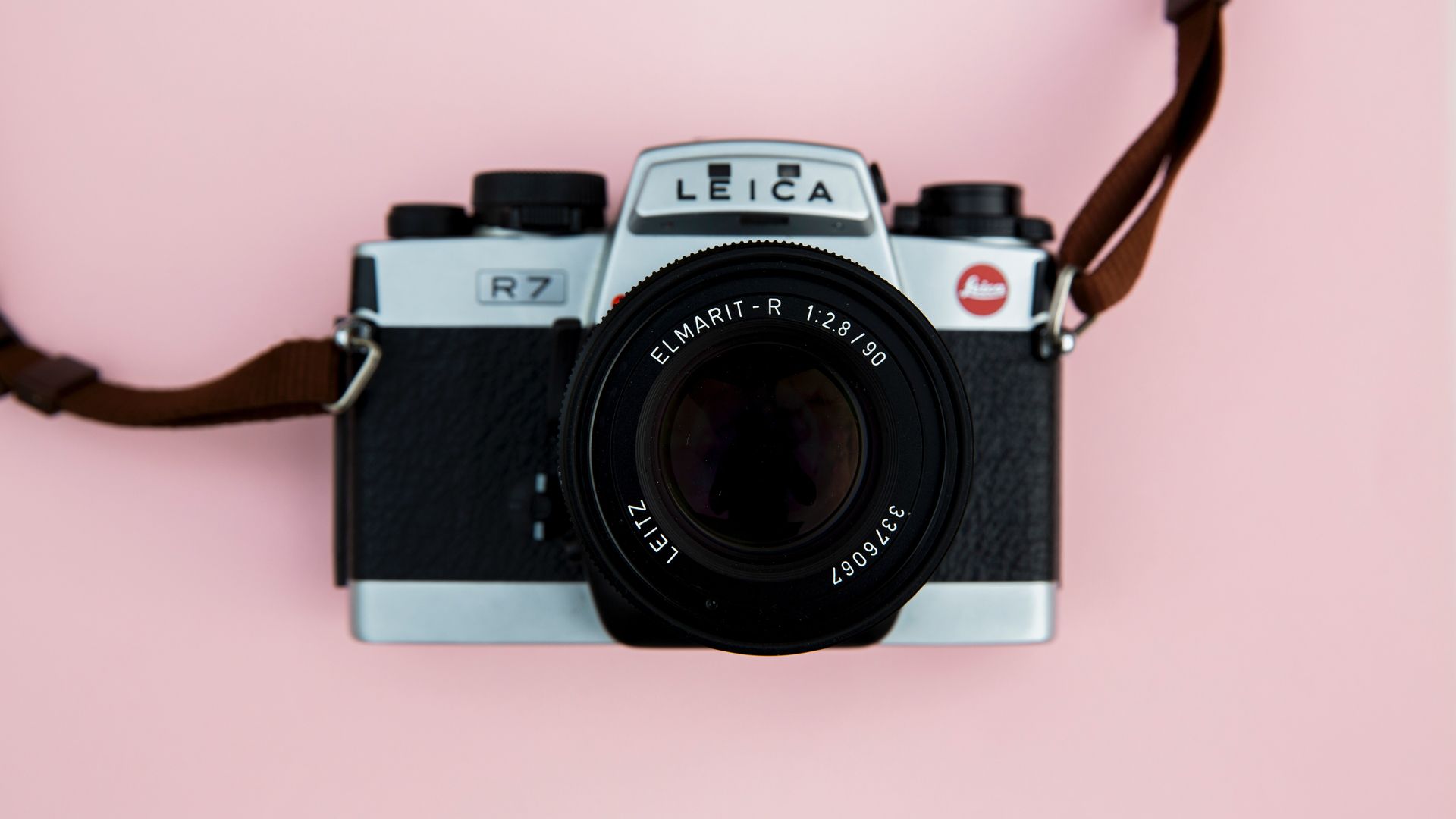 Leica Camera On Pink Background Wallpaper Stream