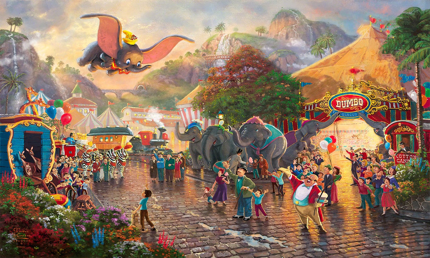 Dumbo Disney Wallpaper Mural Marmalade Art
