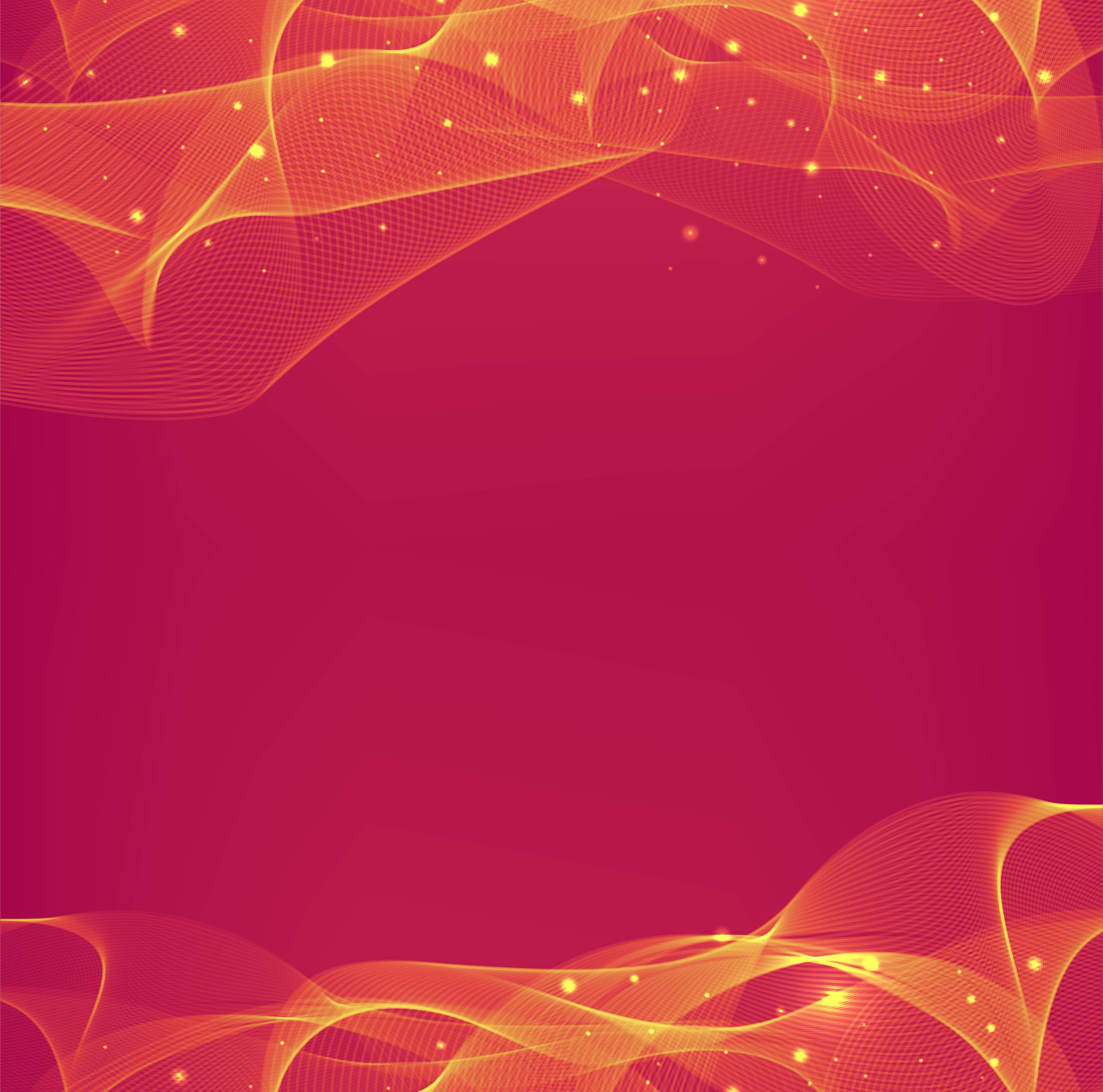 Abstract Beautiful Red Wave Background Vectors