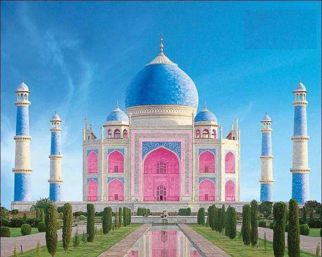 Taj Mahal Mausoleum Wallpaper - Buy Online | Happywall