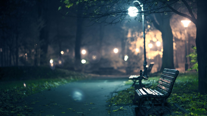 A Lonely Walk In Night HD Wallpaper Wallpaperfx