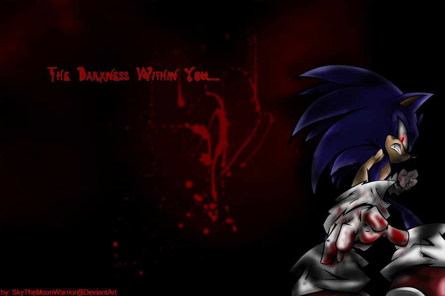 Download Dashing Dark Sonic Wallpaper