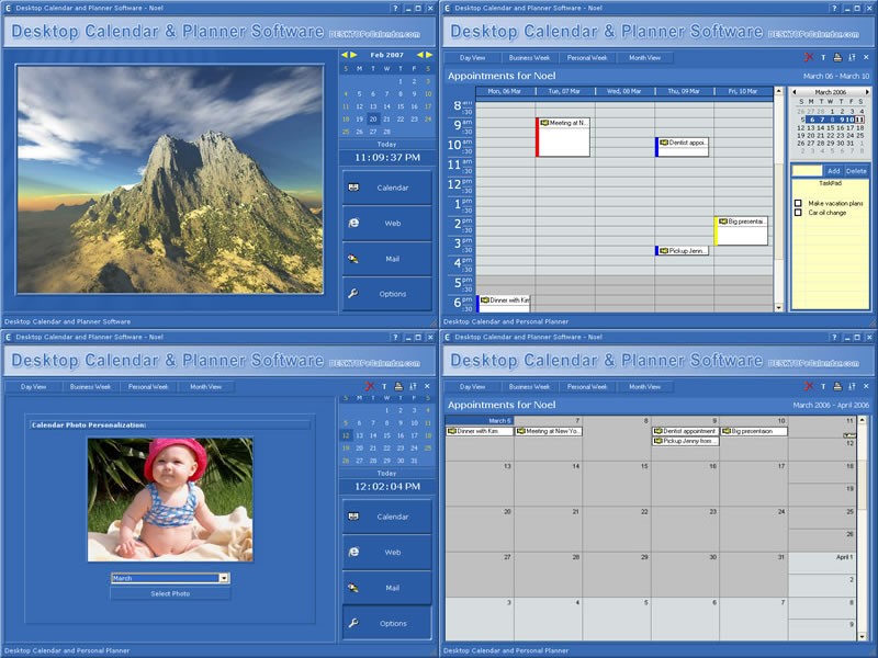 Desktop Calendar And Planner Software Re