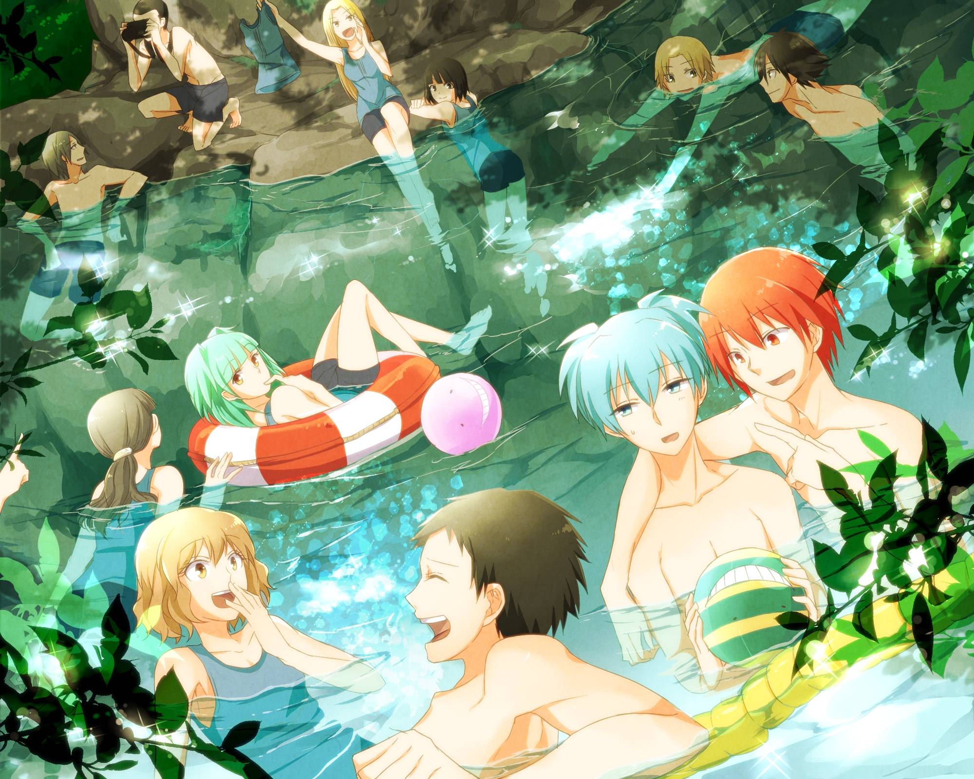 Assassination Classroom   Bathing   Anime Manga Wallpaper