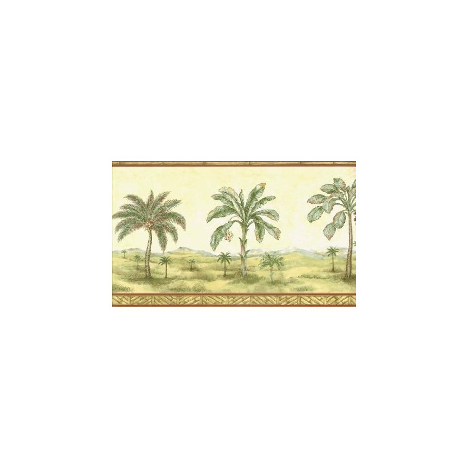 Free download palm tree wallpaper border home improvement bamboo palm